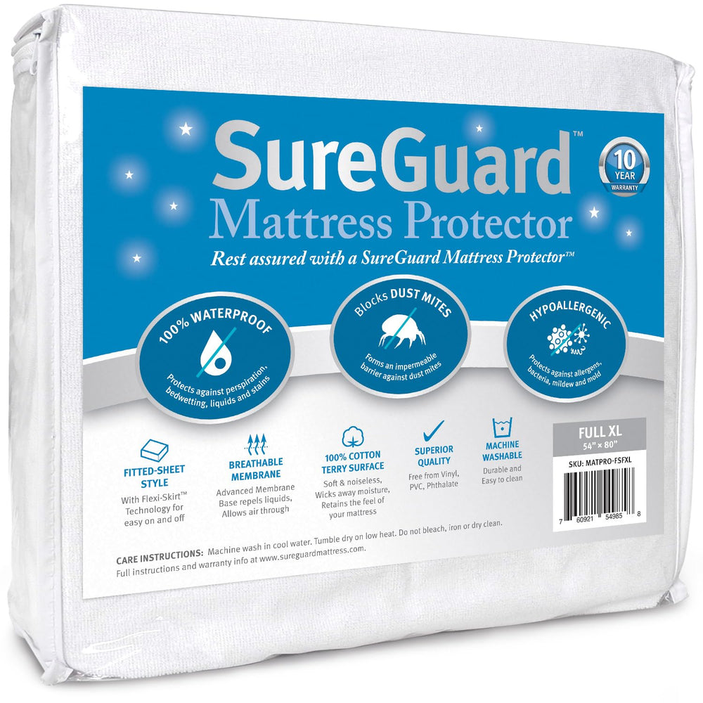 SureGuard face avant de l’emballage montrant la protection et la garantie