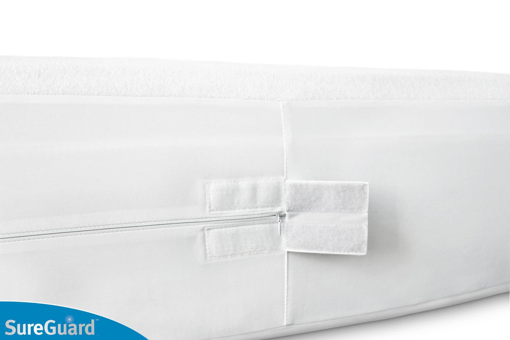 SureGuard coutures SureSeal renforcées assurant barrière contre poussières