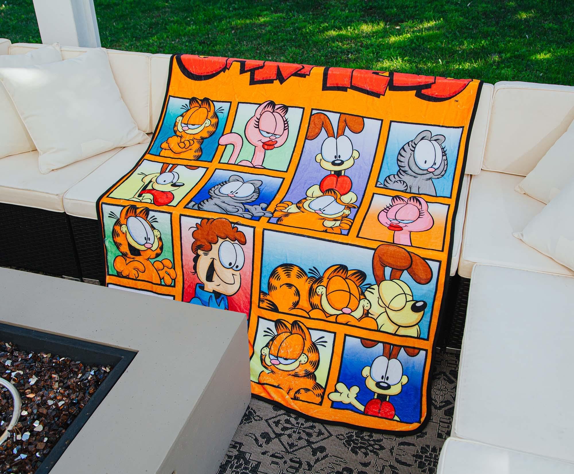 Surreal Entertainment gros plan des personnages Garfield, illustrations nettes et joyeuses
