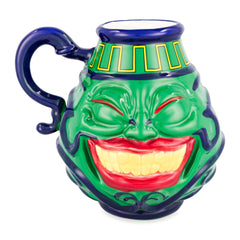 Surreal Entertainment mug Pot of Greed face avant montrant design sculpté et impact visuel