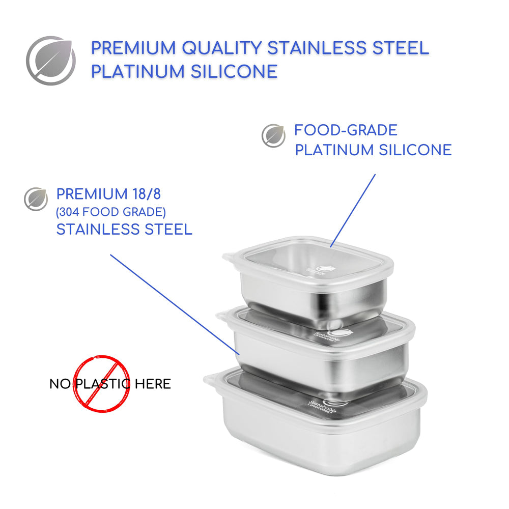 Sustainable Containables en usage lors d’un déjeuner emporté pratique et sans fuite