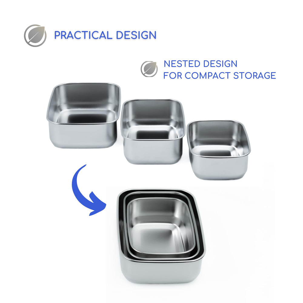 Sustainable Containables intérieur inox 18/8 propre et résistant aux odeurs