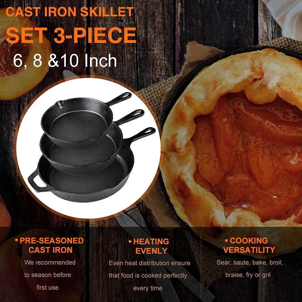 Suteck poêle en usage sur cuisinière avec steak saisi pour démontrer rétention de chaleur