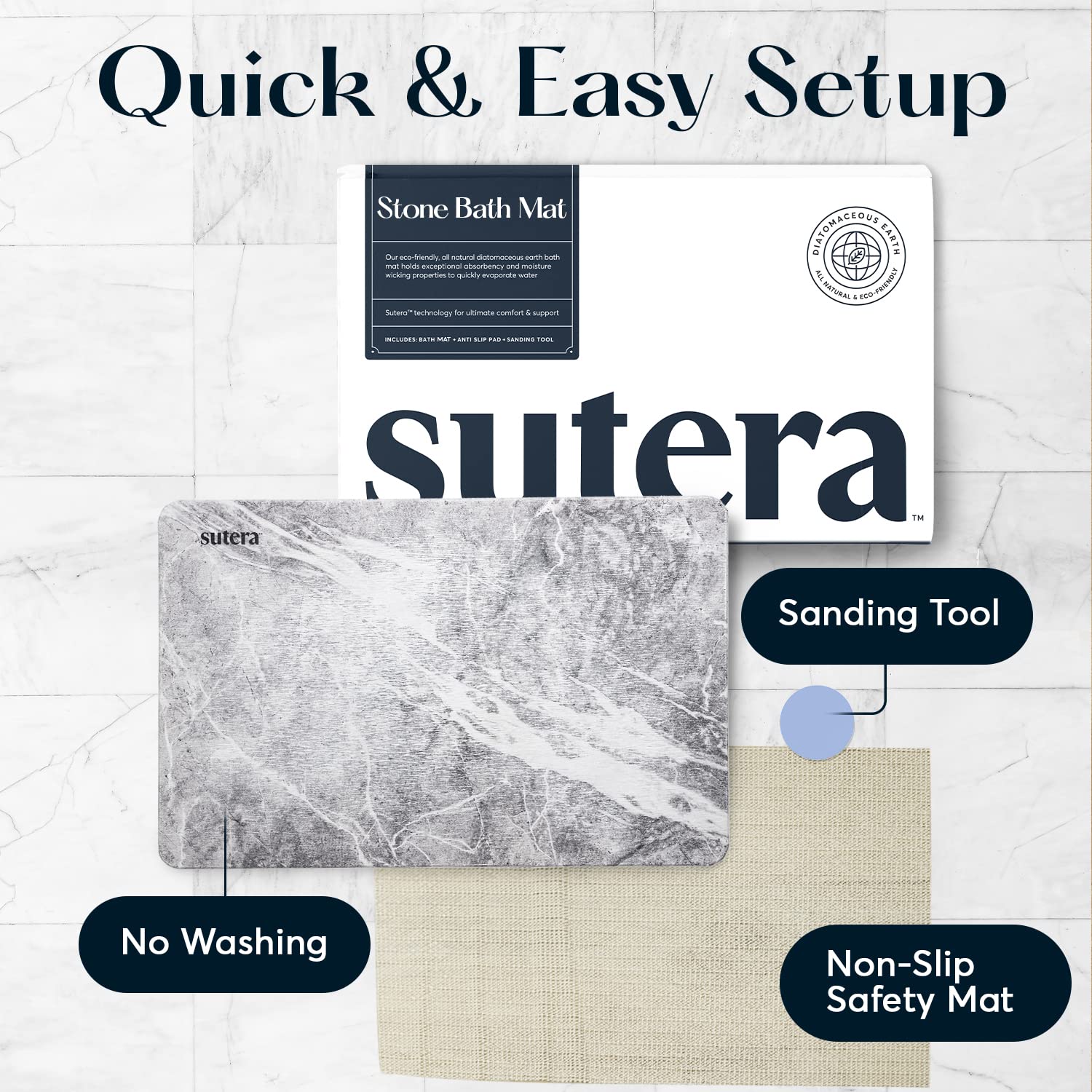 SUTERA outil de ponçage 4 pouces, régénère l'absorption facilement