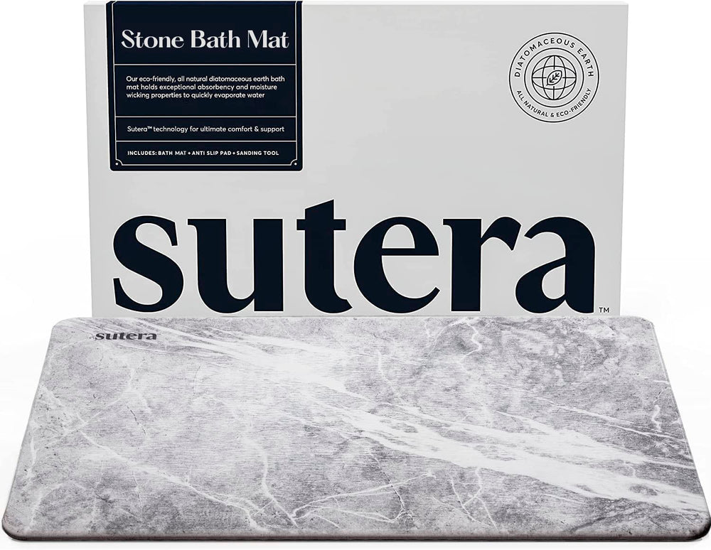 SUTERA tapis de granit vue frontale, élégance et absorption immédiate