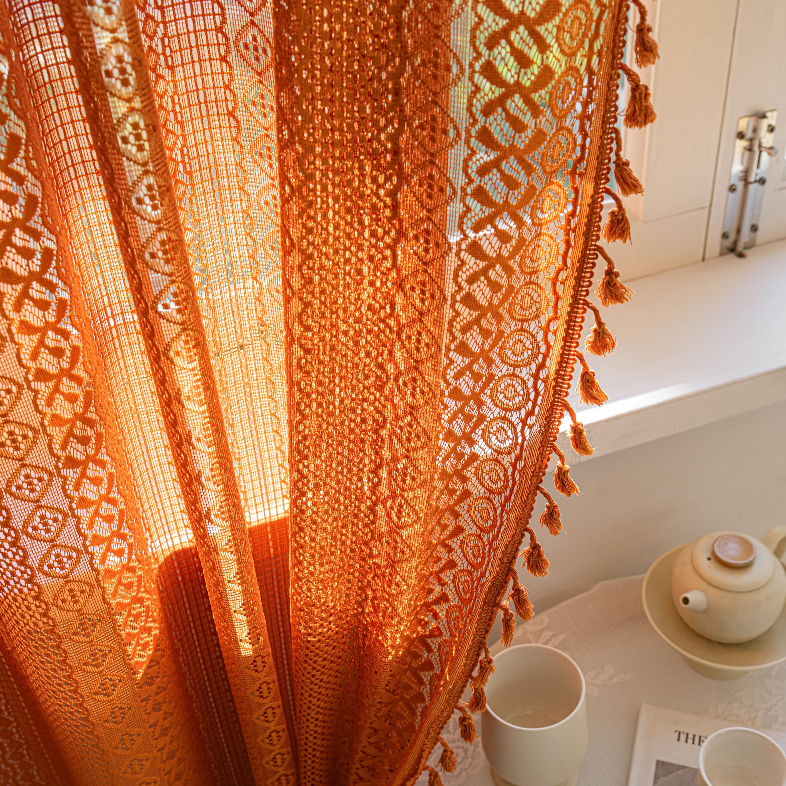 Sutuo Home rideau en décor de café offrant style chaleureux