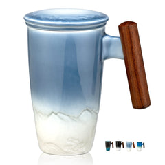 suyika tasse face avant bleue montrant design élégant et capacité