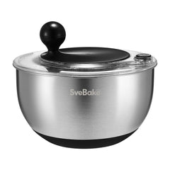 SveBake essoreuse face avant montrant le bol inox pour un service soigné