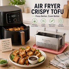 Svyaxfa presse utilisée avant friture pour obtenir tofu croustillant