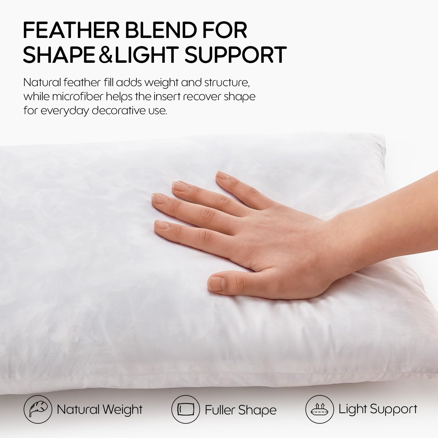 Swandream gros plan plumes et microfibre illustrant douceur et maintien