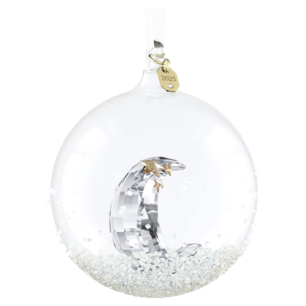 Swarovski ruban blanc et plaque gravée 2025 illustrant finition élégante