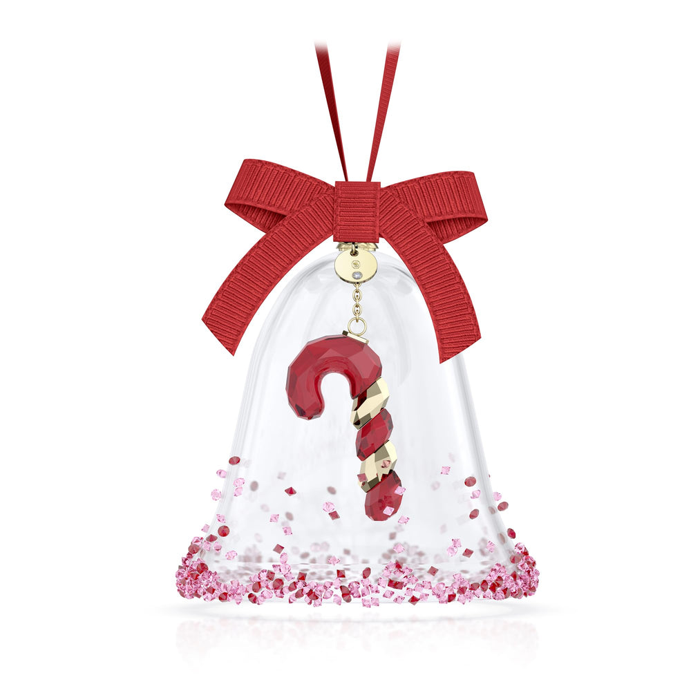 Swarovski cloche Holiday Cheers Dulcis face avant rouge, éclat raffiné