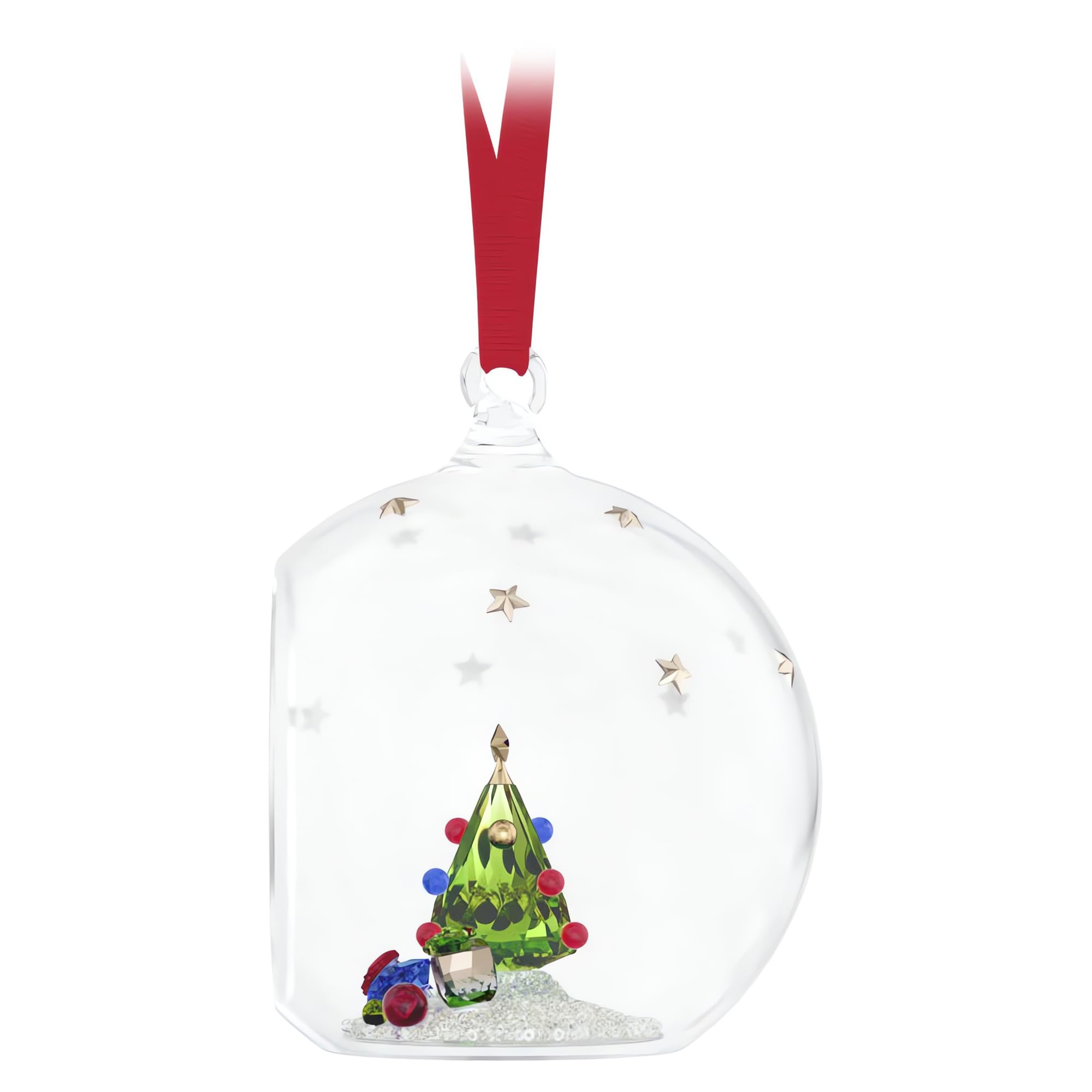 Swarovski gros plan sur facettes multicolores illustrant qualité de taille et brillance