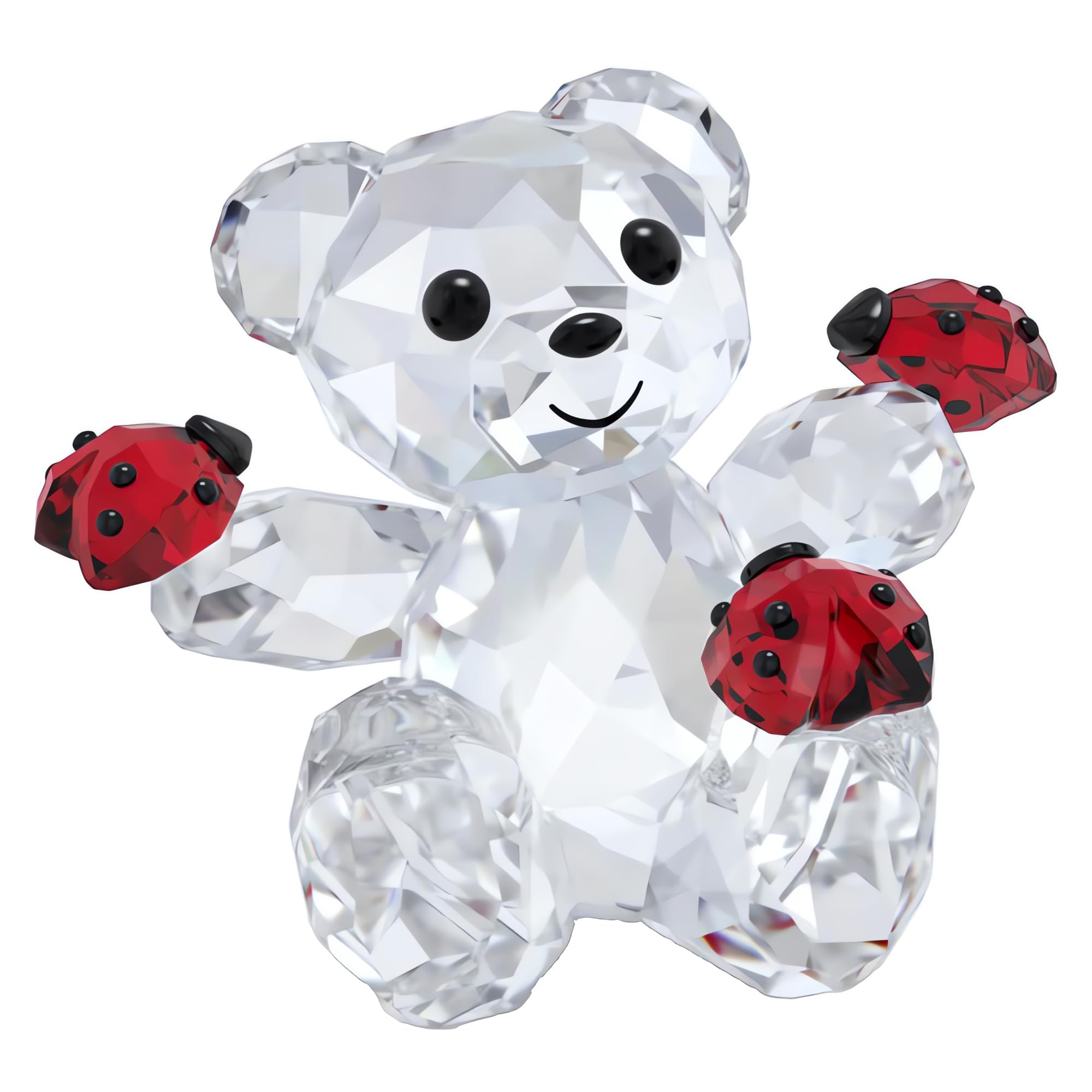 Swarovski Kris Bear coccinelles détail couleur et charme porte‑bonheur