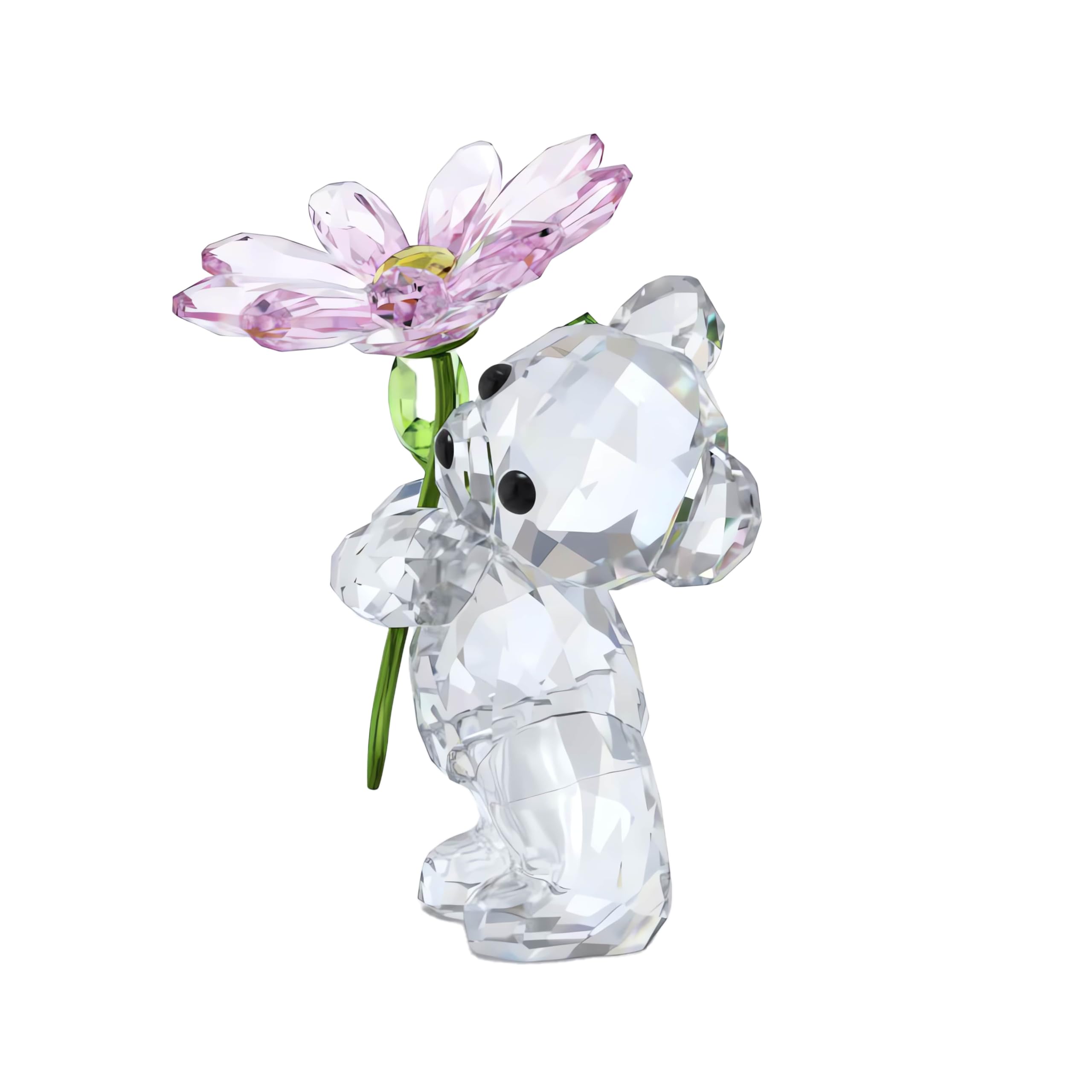 Swarovski Kris Bear gros plan sur les facettes en cristal révélant l’éclat
