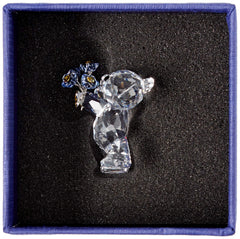 Swarovski Kris Bear - Forget-me-not coffret d'origine prêt à offrir et protéger