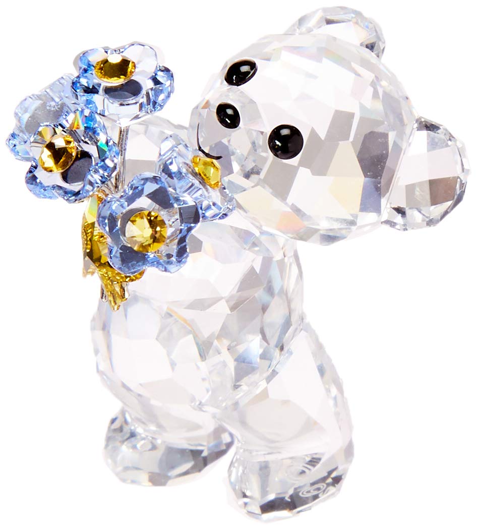 Swarovski Kris Bear - Forget-me-not face avant montrant l'ourson brillant et élégant