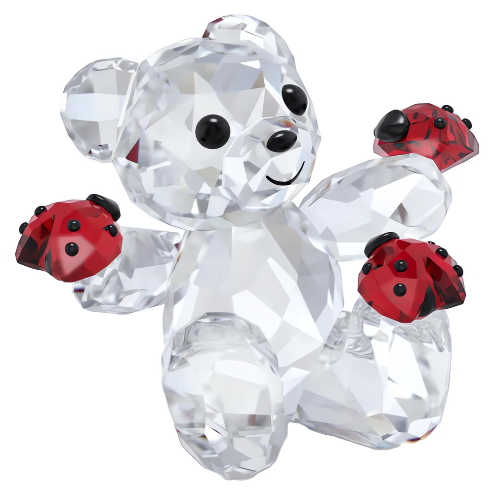 Swarovski Kris Bear gros plan sur facettes pour reflet lumineux