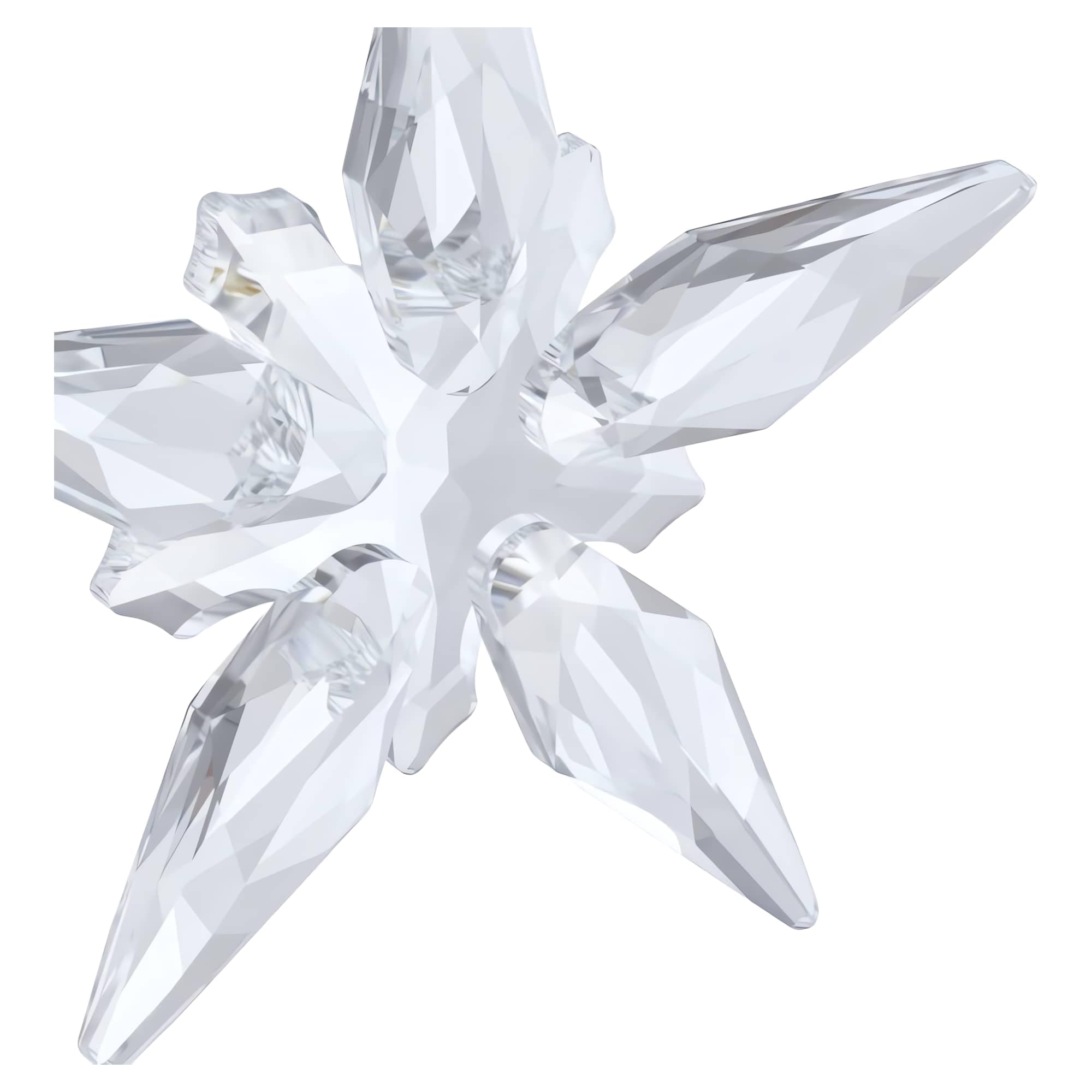 Swarovski Little Star détail du ruban gros‑grain vert avec accent doré