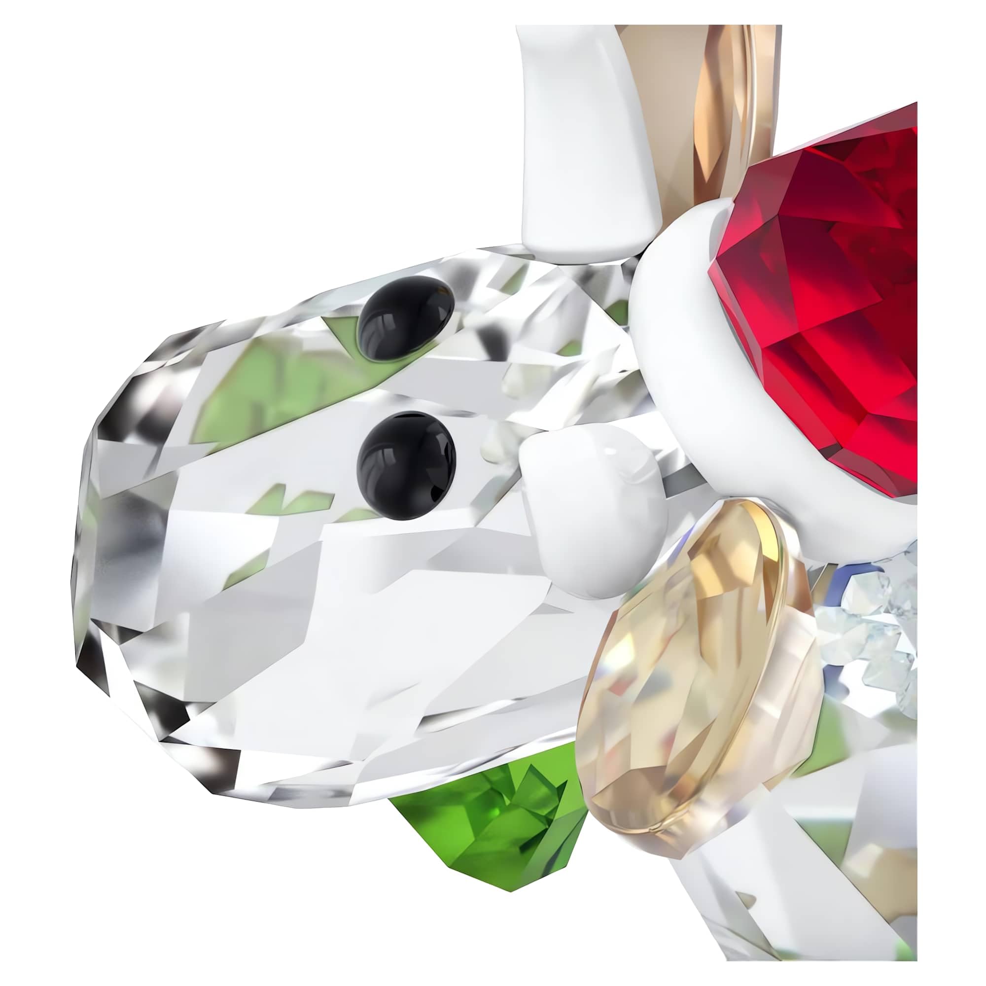 Swarovski Mo Holiday accroché sur sapin montrant taille et effet décoratif