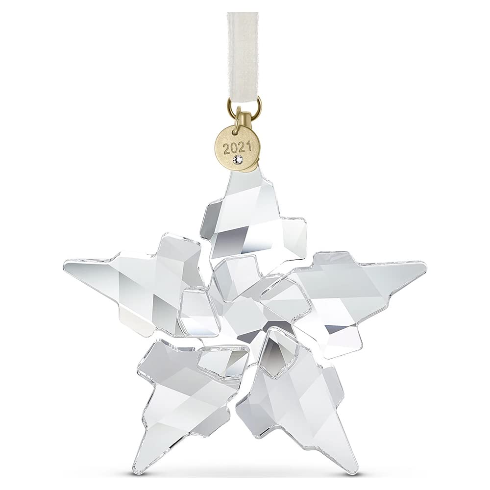 Swarovski ornement Noël 2021 vue de face brillant et décoratif