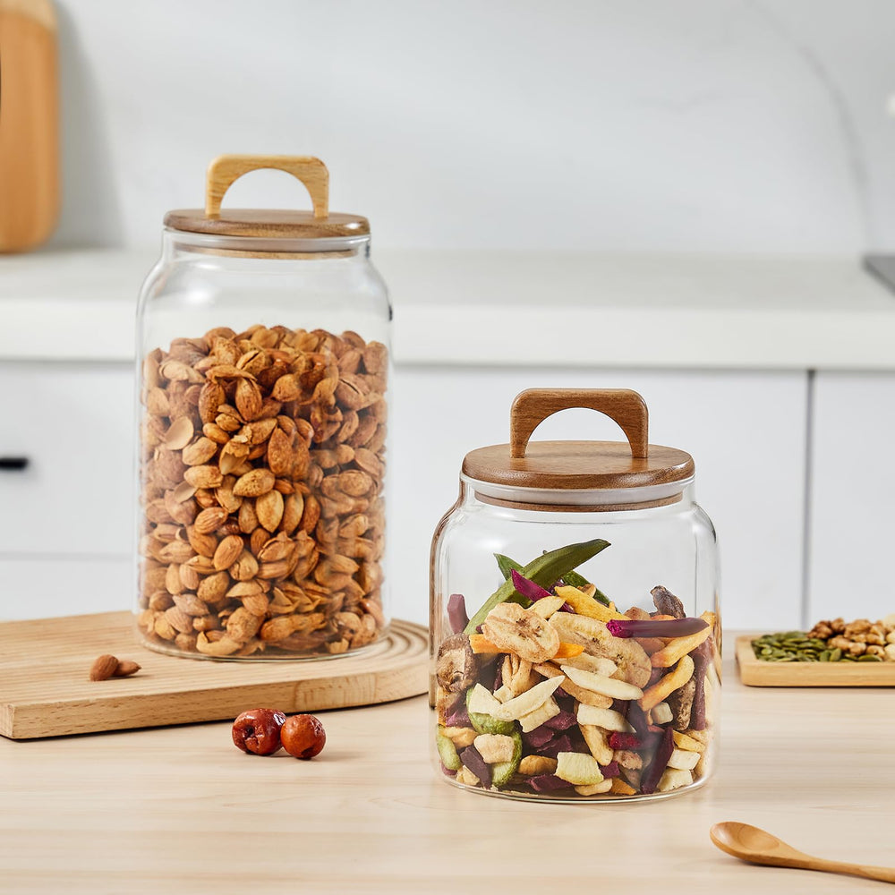 Sweejar Home étiquette sur bocal indiquant contenu pour organisation rapide