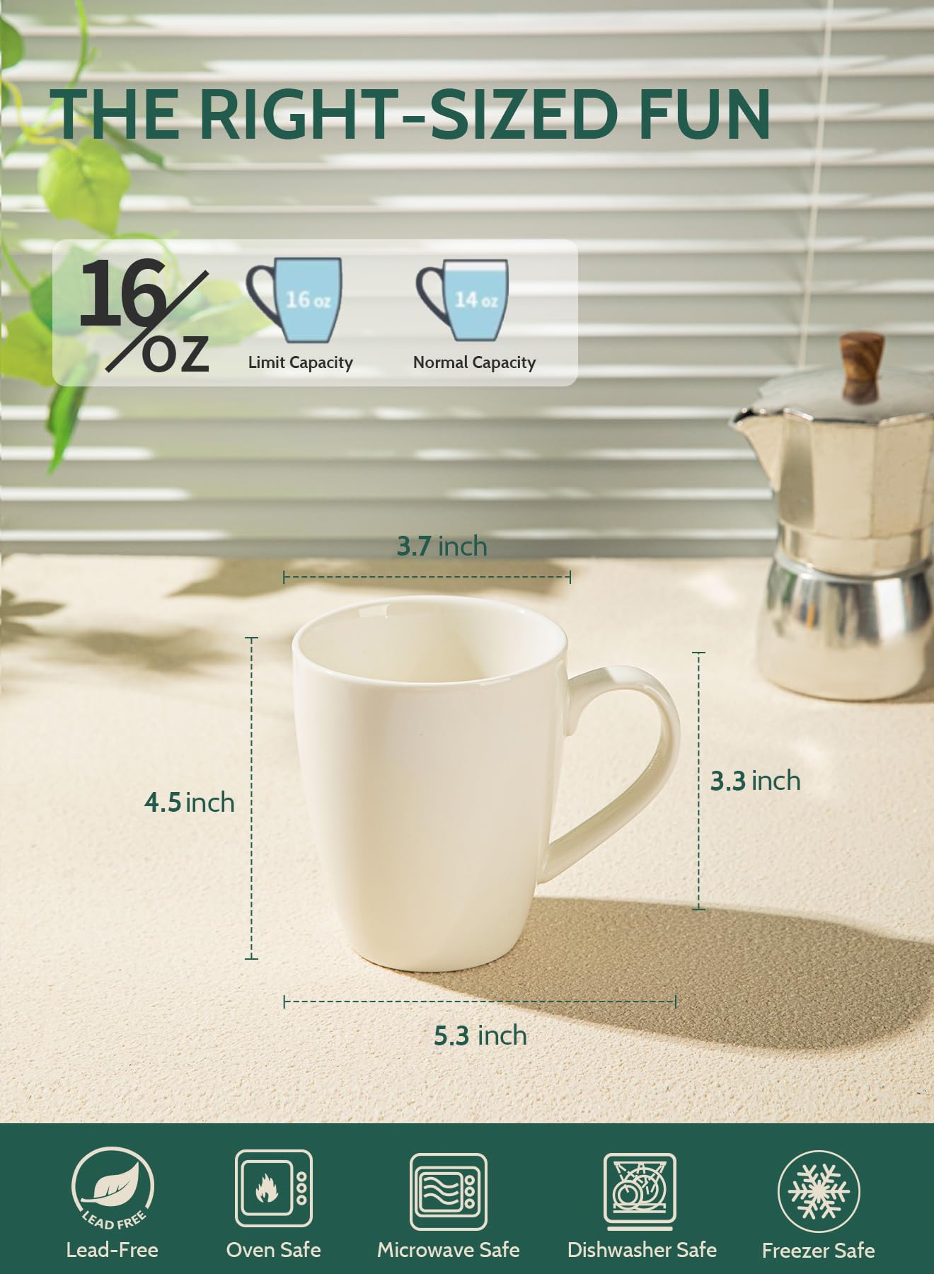 Sweese tasse en usage avec latte, maintien de la chaleur et service soigné