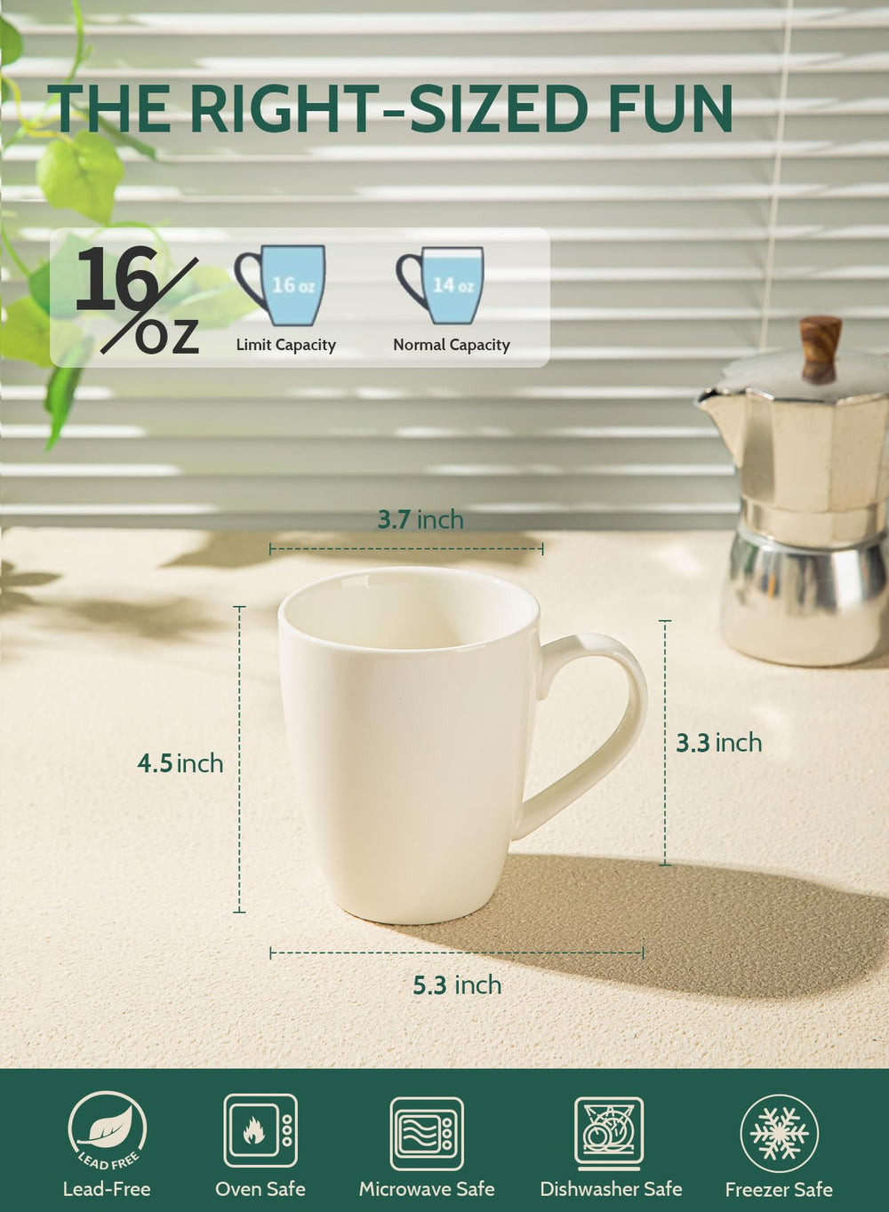 Sweese tasse en usage avec latte, maintien de la chaleur et service soigné