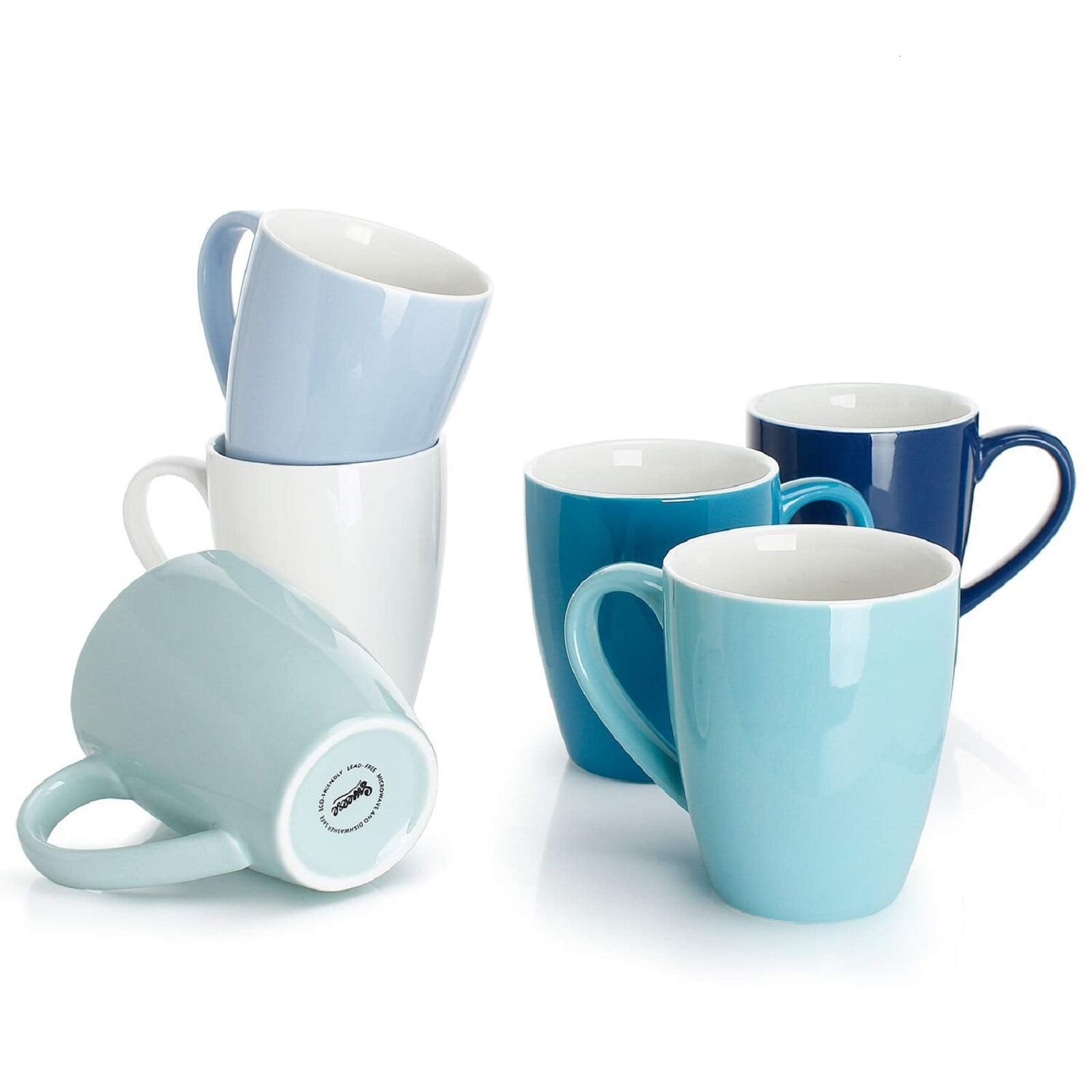 Sweese front packaging des mugs multicolores montrant le lot et l’aspect soigné