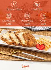 Sweese bord surélevé empêchant les aliments de glisser pour un service sûr