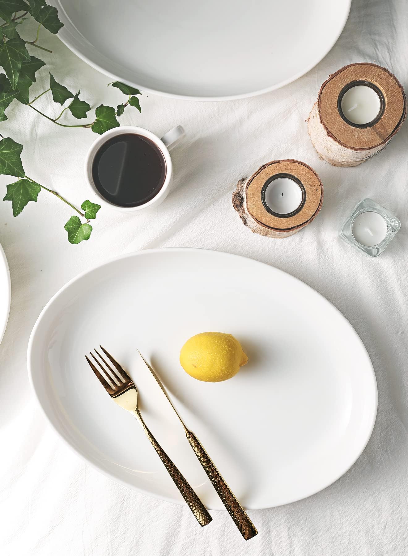 Sweese plats empilés, rangement compact et protection de la vaisselle