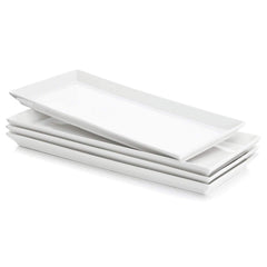 Sweese plat rectangulaire face blanche élégant et stable pour présentation