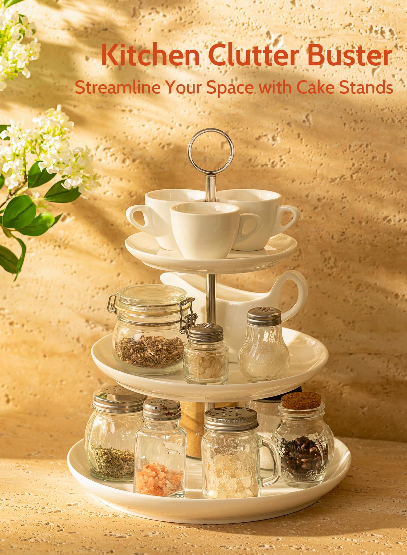 Sweese plateaux empilés pour rangement compact et gain d'espace