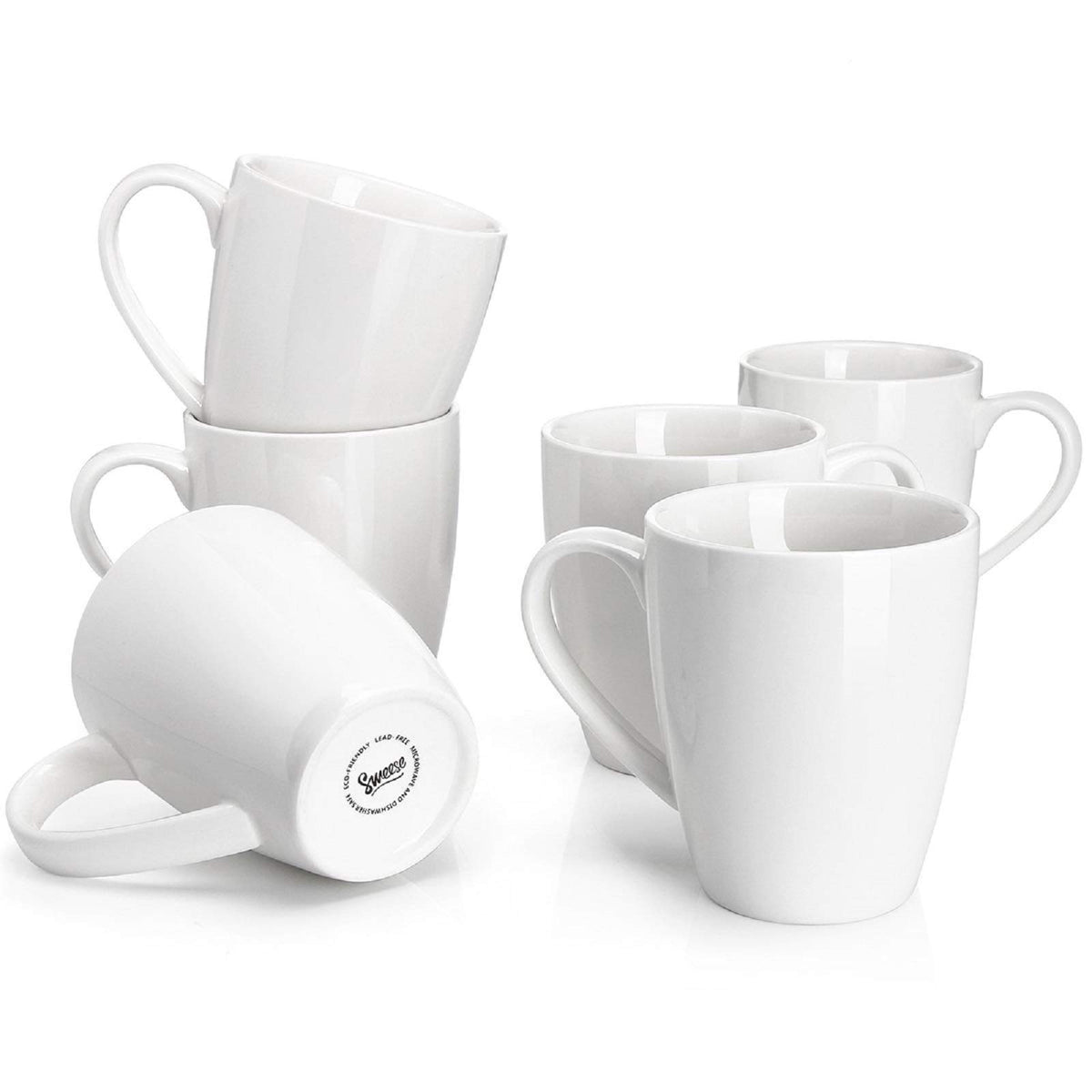Sweese tasse en porcelaine face, look épuré et élégant pour la table