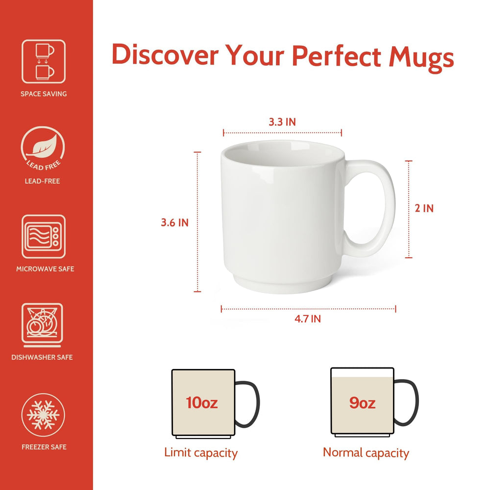 Sweese tasses empilées montrant gain de place et organisation pratique