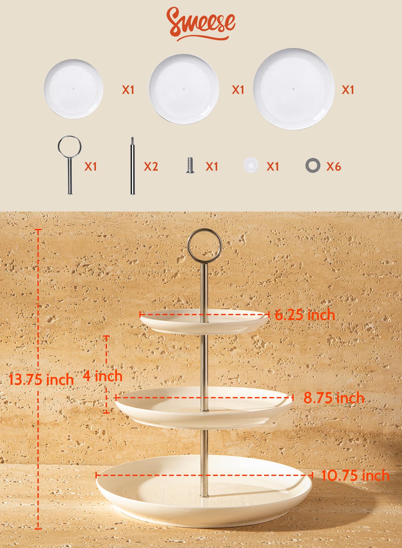 Sweese gros plan porcelaine montrant surface lisse facile à nettoyer