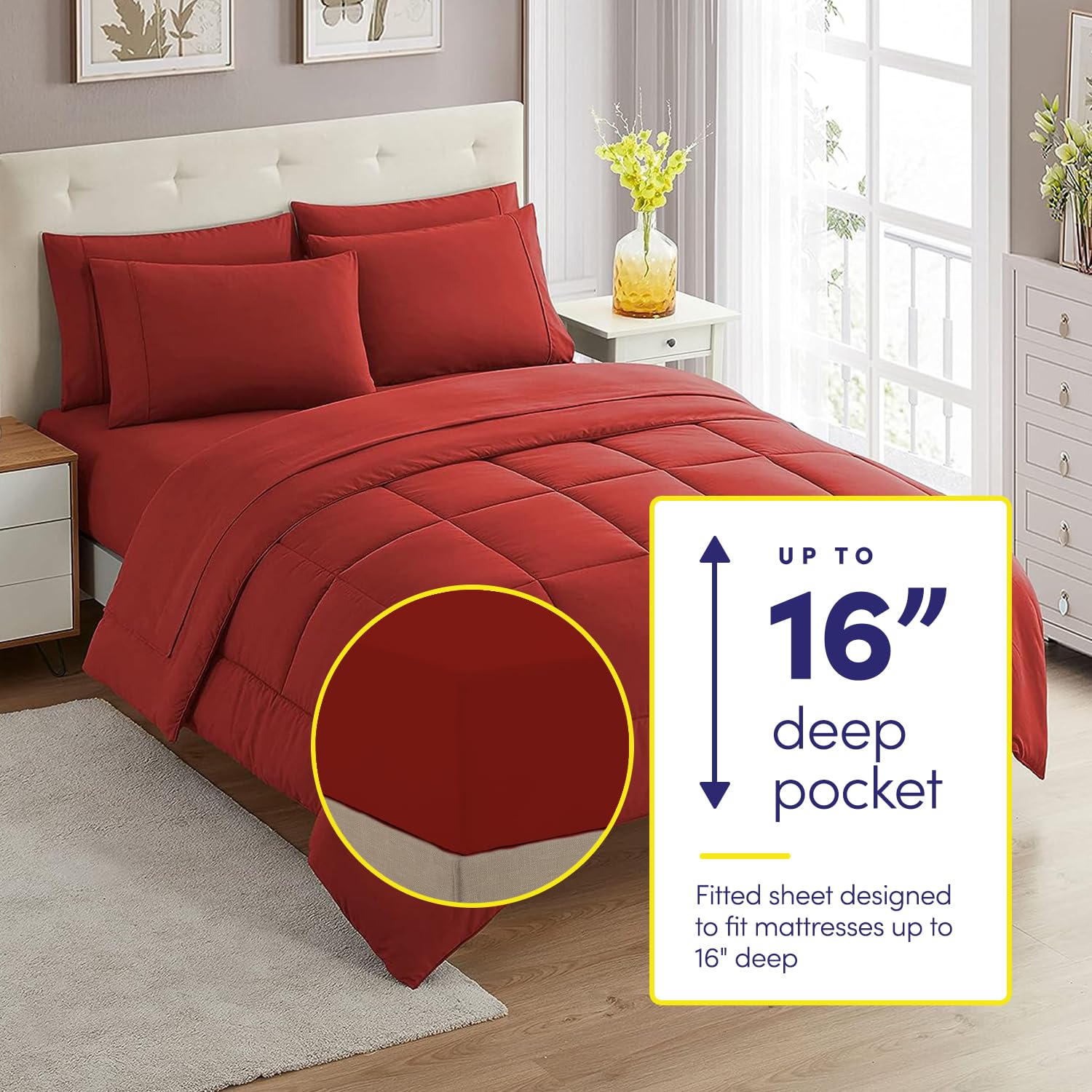 Sweet Home Collection gros plan microfibre montrant douceur et confort