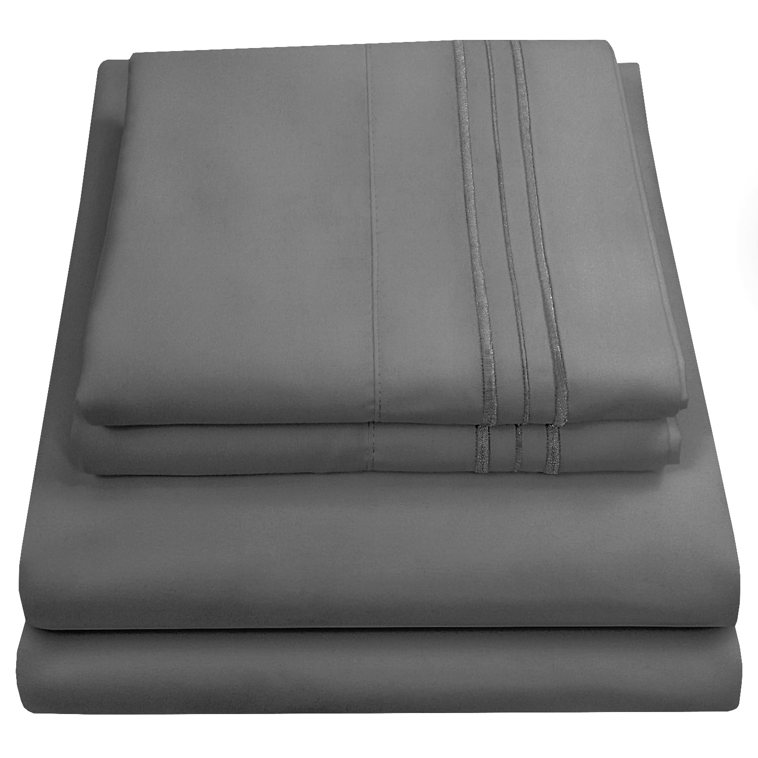 Sweet Home Collection drap housse king face démontrant maintien