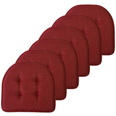 Sweet Home Collection face avant du coussin vin bordeaux montrant le capitonnage et l’esthétique