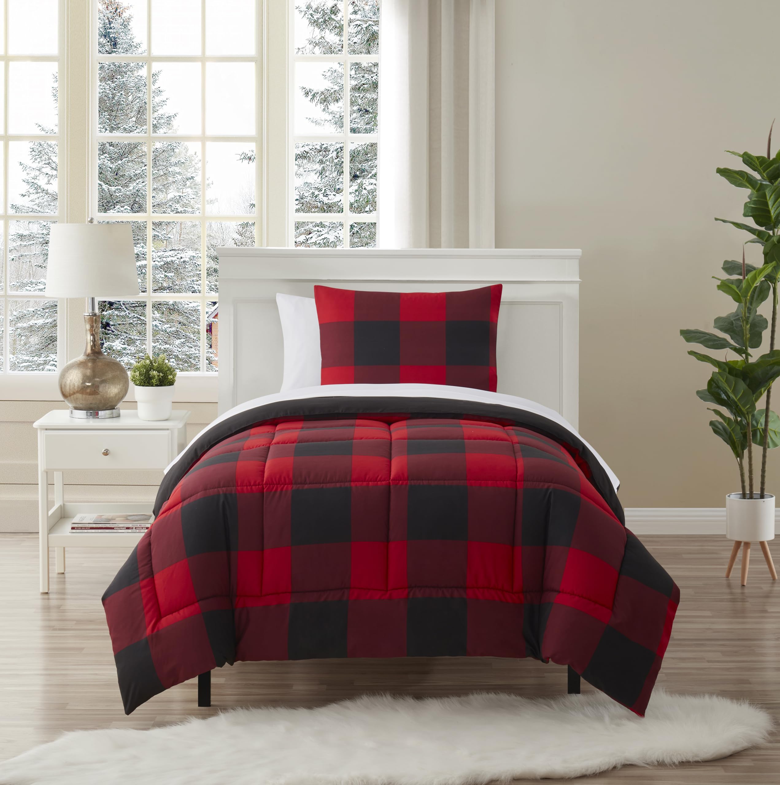 Sweet Home Collection face du paquet Buffalo Plaid montrant le design et la finition