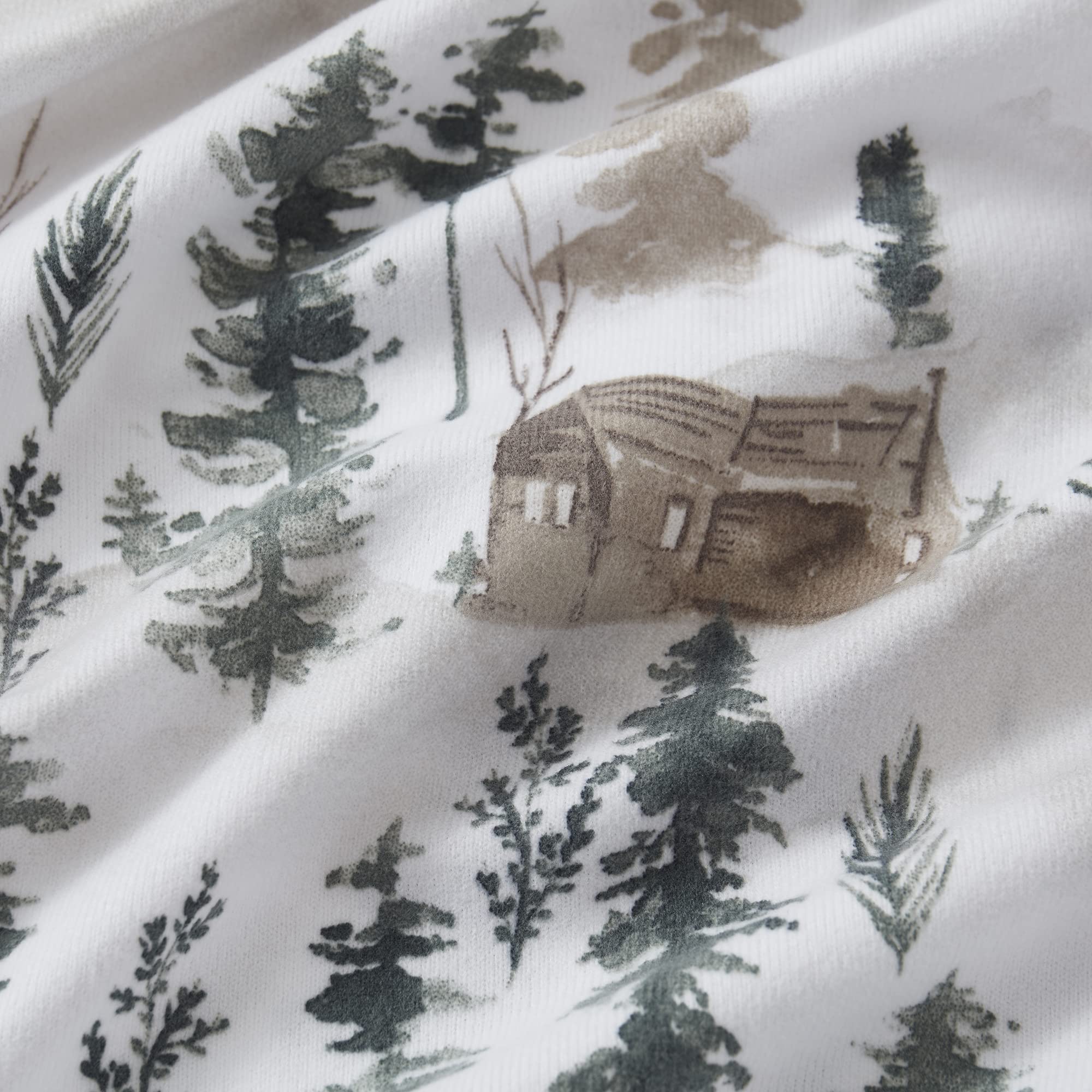 Sweet Home Collection parure sur lit style cabane hiver ambiance cosy
