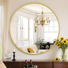 Sweetcrispy miroir rond face montrant reflet net et gain esthétique