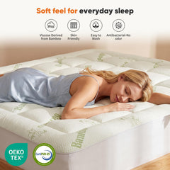 Sweetcrispy détail de la poche élastique profonde offrant un maintien sûr sur matelas épais