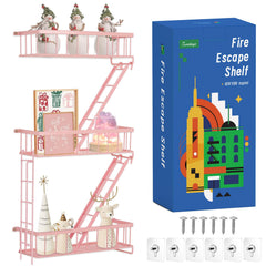 SweetSage étagère face rose montrant le design et gain de place