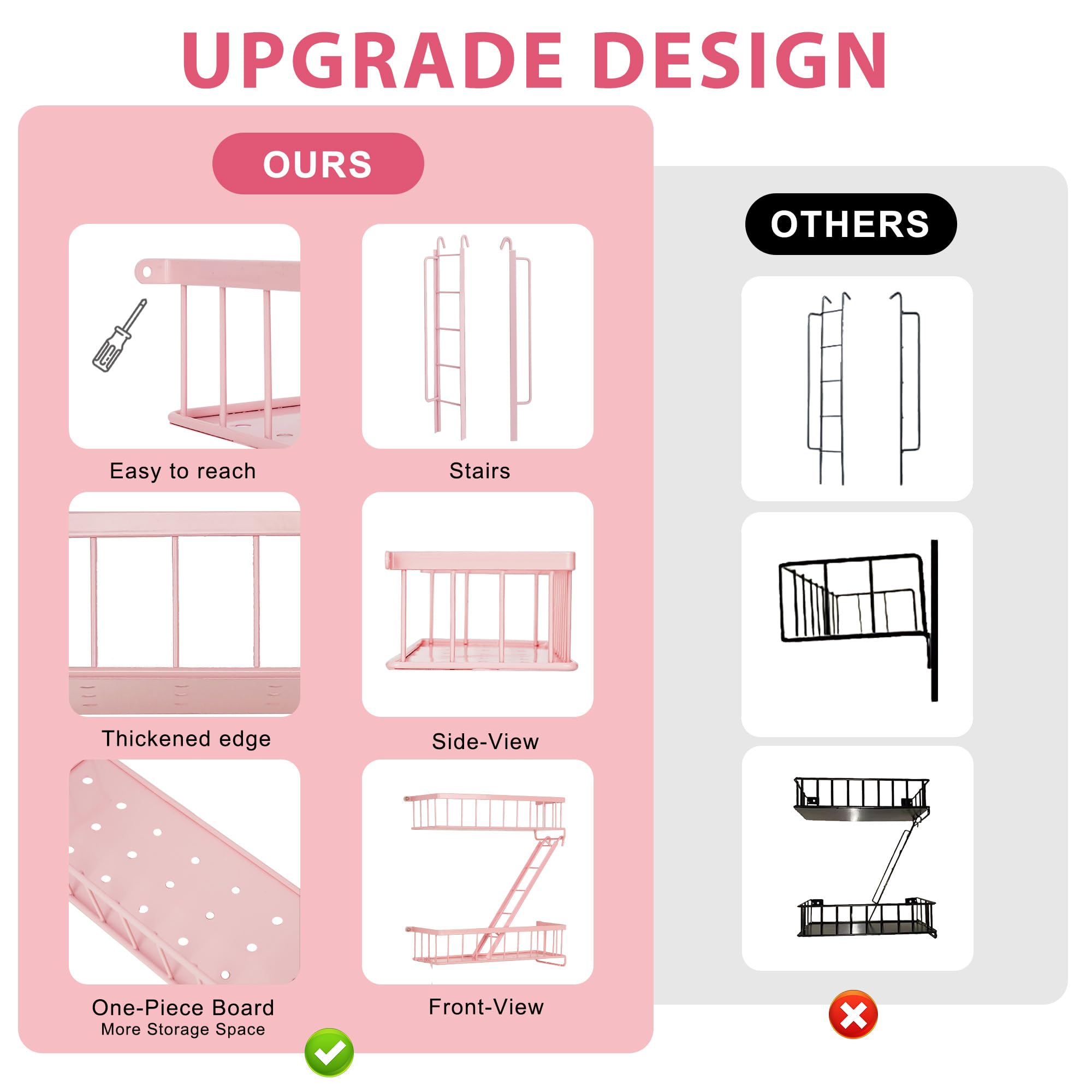 SweetSage trois niveaux avec plantes montrant organisation verticale