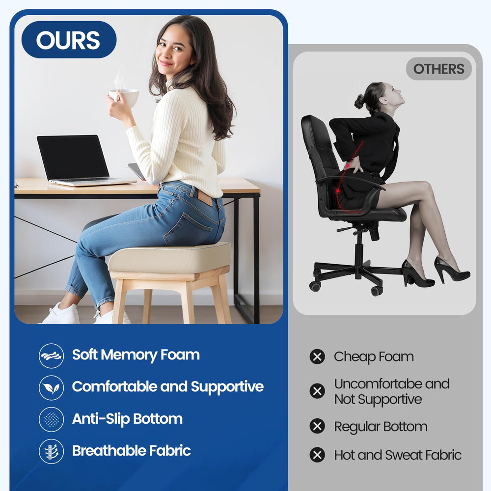 SweetSlubr base antidérapante maintient le coussin en place et sécurité