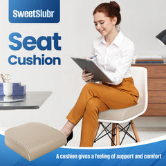 SweetSlubr coussin en usage sur chaise de bureau pour confort prolongé