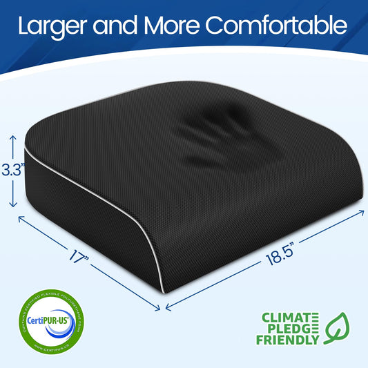 Gros plan mousse SweetSlubr montrant la texture mémoire pour confort prolongé