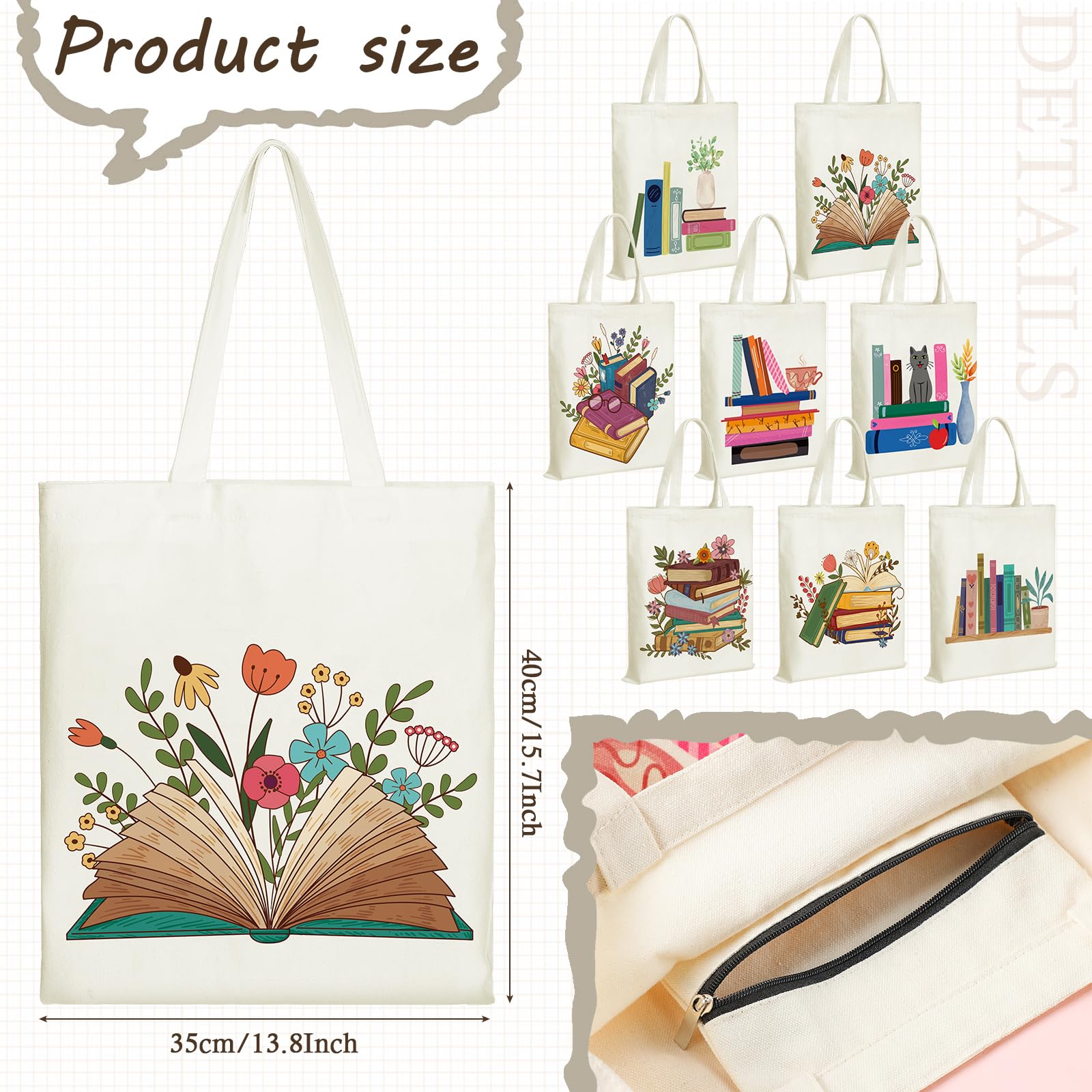 Sweetude tote en usage urbain, transporte livres et affaires facilement