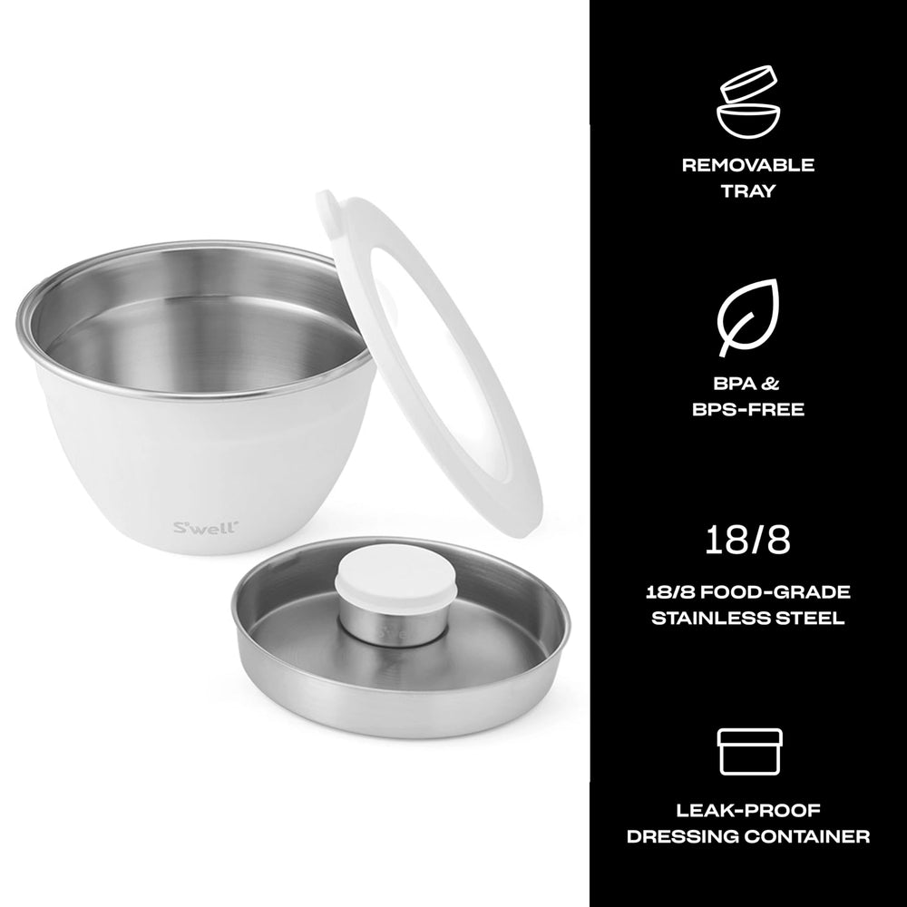 S'well bol en usage préparation repas, organisation pratique pour emporter